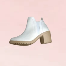 White Lilac Lombardo Women's Ankle Boots. - 白色 - 查看 1