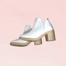 White Lilac Lombardo Women's Ankle Boots. - 白色 - 查看 4