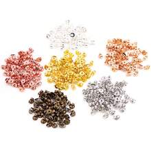 100pcs Copper Metal Earring Back Plug Stoppers DIY Earrings Jewelry Making Accessories Findings - Earring Back Stoppers - View 2