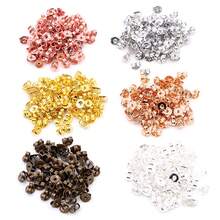 100pcs Copper Metal Earring Back Plug Stoppers DIY Earrings Jewelry Making Accessories Findings - Earring Back Stoppers - View 1