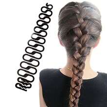 3pcs New DIY French Braid Tool Hair Bun Maker Braid Hairstyle Tool Hair Accessories - Black - View 2