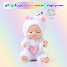 4 Inch Mini Reborn Baby Doll, Washable PVC Material Realistic Baby Doll With Clothes And Hat Toy, The Best Gifts For Girls And Boys - Simulation Reborn Doll - View 14
