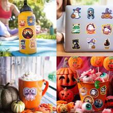 50 miếng dán Halloween, miếng dán bầu không khí ma bí ngô dễ thương vui nhộn cho sổ lưu niệm, trang trí tiệc sinh nhật, ốp lưng điện thoại máy tính xách tay, miếng dán vinyl tuyệt vời cho người lớn, thanh thiếu niên - Nhiều màu - Xem 8