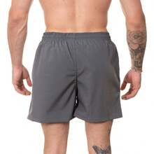 Men's Neon Shorts Basic Print Provident Bermuda Mauricinho Summer Fashion Beach Gym - Xám - Xem 3