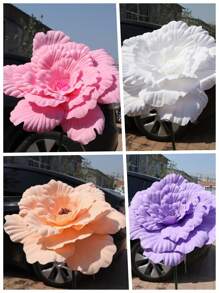 1pc Huge Artificial Silk Peony Flower Decoration,Artificial Large Peony Flower For Decoration, Artificial Peony Flower Faux Flower Realistic Large Simulation Flower Wedding Reception Props For DIY Craft Living Room Decoration, Indoor Outdoor Decoration, Valentine Day, Gift,Garden Decor,Outdoor Plant,Gardening,Fake Flowers