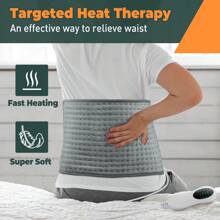 Hailicare 10-Level Temperature Control Electric Heating Pad/Blanket, 3-Timer Settings, Suitable For Office And Home Use, Essential Winter Warmer, Also A Great Winter Gift - EU C Type Plug(220-240V) - View 5