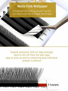 CoMango 3D 4D 5D Pre-Made Lash Clusters, W-Curl 0.07mm Faux Mink Natural Soft Blooming Lashes, Lash Clusters, Individual Lashes, False Eyelashes - C - View 6