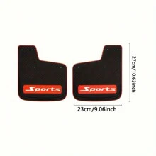 2 Tấm chắn bùn đa năng cho xe hơi & SUV - Tấm chắn bùn trước & sau có ốc vít - Bảo vệ khỏi bùn & bụi bẩn Rally - Phụ kiện ô tô - màu đen - Xem 10