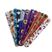 12 chiếc vòng tay Giáng sinh hình chữ thập, hình ông già Noel, hình tuần lộc, hình ông già Noel, trang trí tiệc cho trẻ em, hình động vật kỷ Jura, thước kẻ. - Nhiều màu - Xem 12