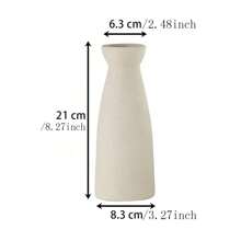 1pc Ceramic Matte Vase For Home Decor, Modern And Minimalist Decorative Vase Set For Pampas Grass, Boho Vase For Farmhouse Living Room Dining Room Tabletop Bookshelf Centerpiece Table Decor Gifts Birthday Graduation Room Decor Flower Vase Glass Vase