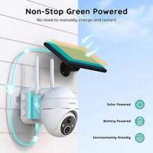 Cámara de seguridad inalámbrica BOIFUN 2K con alimentación solar para exteriores, cámara CCTV doméstica de batería con rotación de 360° - 1 - Ver 3