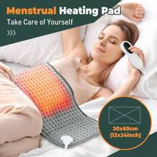 Hailicare 10-Level Temperature Control Electric Heating Pad/Blanket, 3-Timer Settings, Suitable For Office And Home Use, Essential Winter Warmer, Also A Great Winter Gift - EU C Type Plug(220-240V) - View 4