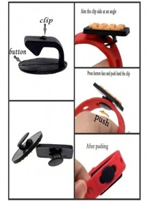 7pcs Personalized Pvc Music Note & Instrument Shaped Removable Shoe Decoration Buckle For Hollow Shoes - Multicolor - View 4