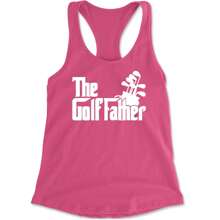 The Golf Father Golfing Dad  Racerback Tank Top For Women