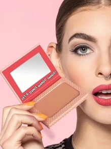 Misslyn Treat Me腮红粉，丝滑质地，哑光或珠光色可选，提亮肤色，内置镜子，自然哑光妆效，持久显色 - 42 LOVE YOU PEACH AND EVERY DAY! - 查看 5