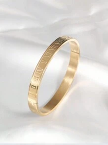 Camhanno 1 Chiếc Vòng Tay Bằng Thép Không Gỉ Thời Trang Sang Trọng Nhẹ Nhiều Kiểu Dáng Làm Quà Tặng Cho Bạn Gái Của Bạn - Vàng - Xem 21