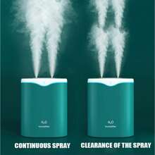2L Ultrasonic Air Humidifier Cool Mist Steam Purifier Aroma Beauty LED Lights UK - Green - View 3