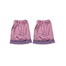 Kit 3 Skirt Petticoat Petticoat Second Skin Tight Dress Hem With Lace - 白色 - 查看 6