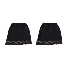 Kit 3 Skirt Petticoat Petticoat Second Skin Tight Dress Hem With Lace - 白色 - 查看 9