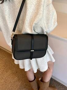 Retro Crossbody Shoulder Bag Suitable For Daily Use By Women, Bag For Women Elegant - màu đen - Xem 5