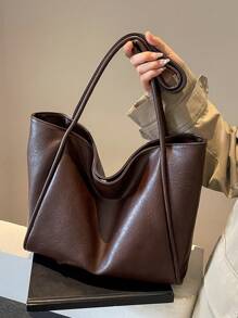 Four Season Large Capacity Women's Tote Bag, New Handbag, High-End Soft Surface Large Bag, Niche Design Shoulder Bag, College Student Commuting Bag, Underarm Bag, Casual Simple Soft Bag, Relaxed And Slouchy Versatile Bag, Suitable For Sending Friends Shopping, Dating, Business Trips, And Business Use, Tote Bags For Ladies, Work Bag Women, Ideal For Everyday Elegance & Special Occasions, New Fashionable Big Bags For Women