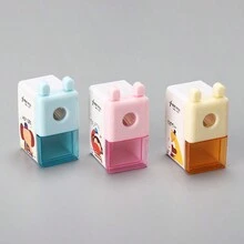 1pc Random Color Cartoon Mini Carrot Shaped Pencil Sharpener Portable Cute Primary School Student Stationery - Multicolor - View 16