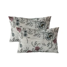 Pair Of Printed Pillowcases In 30.1 Mesh 100% Cotton - 50x70cm Envelope Type - 東京 - 查看 1