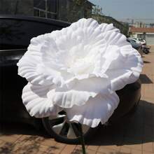 1pc Huge Artificial Silk Peony Flower Decoration,Artificial Large Peony Flower For Decoration, Artificial Peony Flower Faux Flower Realistic Large Simulation Flower Wedding Reception Props For DIY Craft Living Room Decoration, Indoor Outdoor Decoration, Valentine Day, Gift,Garden Decor,Outdoor Plant,Gardening,Fake Flowers