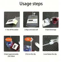 31pcs/1set Blood Drink Bags, Party Decorations, Reusable Drink Bags, Blood Theme Party, Makeup, Vampire, Zombie, Nurse Graduation Party Props - Perfect Propsblood Bag,Halloween,Nurse