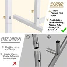 UNHO Set Of 3 Metal Wedding Arch Flower Balloon Backdrop Stand Garden Floral Decor For Birthday Party - White - View 8