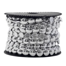 Half Pearl In Roll 4/6mm -C/30m -8/10mm 16.5mts - 銀色 - 查看 3