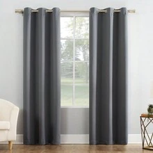 Blackout Curtains In Thick PVC Fabric 2.80 X 2.30m Wholesale Colors Bedroom Blackout - 灰色 - 查看 2