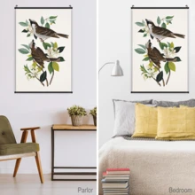 Custom Poster Hangs A Picture,Contains Canvas, Scroll, Two Hooks,Vibrant Wall Decor For Bedroom, Dorm, Apartment, Living Room, And Picnic - Personalized Home Decoration,Halloween Decoration, Christmas Decoration, Door Hanging Decoration - Multicolor - View 4