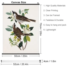 Custom Poster Hangs A Picture,Contains Canvas, Scroll, Two Hooks,Vibrant Wall Decor For Bedroom, Dorm, Apartment, Living Room, And Picnic - Personalized Home Decoration,Halloween Decoration, Christmas Decoration, Door Hanging Decoration - Multicolor - View 8