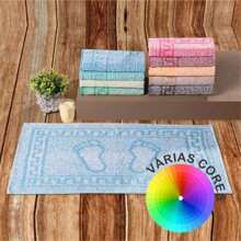 Pezinho Floor Towel Bathroom Mat Cotton Orchid Assorted Colors 45x70 - Nhiều màu - Xem 2