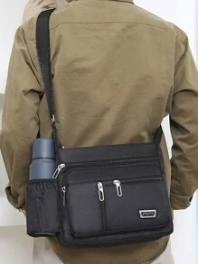 新款多功能休闲包 大容量收纳工具 帆布包 斜跨式单肩包 斜挎旅行包 背包 圣诞秋季大学斜挎包 礼物 尖叫包 冬季圣诞礼物 便携时尚休闲度假侧包 流浪包 旅行必备品 露营斜挎包 夏季返校男士包 春季学习用品 钱包 男士斜挎包 男士斜挎包 男士侧包 学生新生活用品 男士必备男士斜挎包 - 黑色 - 查看 6