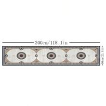 1 pieza Alfombra pasillo impermeable de imitación lana, felpudo no deslizante para pasillo, pasillo, entrada, uso doméstico