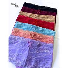 Kit 5 Panties High Waist Belly Cincher Adult Female Cotton Lining Cheap Postpartum Pregnancy - 彩色 - 查看 5