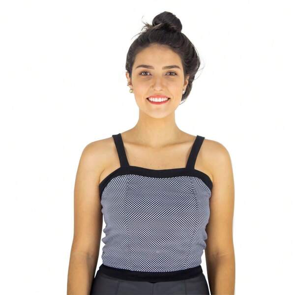 Cropped Blusinha com Bojo Menina Rosa