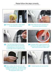 1pc Automotive White Touch Up Paint Pen For Scratch Repair - White - View 6