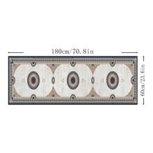 1 pieza Alfombra pasillo impermeable de imitación lana, felpudo no deslizante para pasillo, pasillo, entrada, uso doméstico