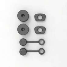 6 个硅胶防溢盖、吸管盖、盖子、密封件适用于 40 盎司和 30 盎司的玻璃杯，包括吸管盖、防漏密封和防溢盖（适合 1.0 和 2.0 盖子，透明、粉色、白色、黑色） - 彩色 - 查看 11