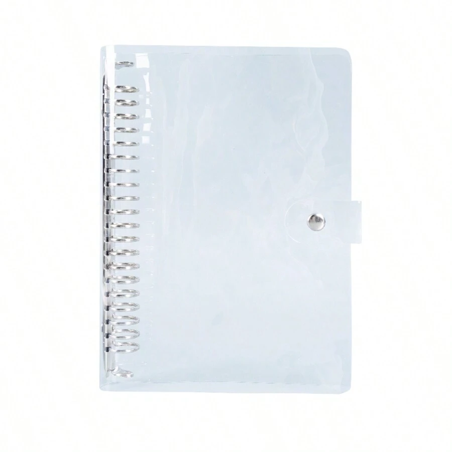 A6/A7 基本款 PVC 环 6 毫米活页夹 文件夹 带夹子 纽扣 填充物 预算资金整理器 - 無色 - 查看 1