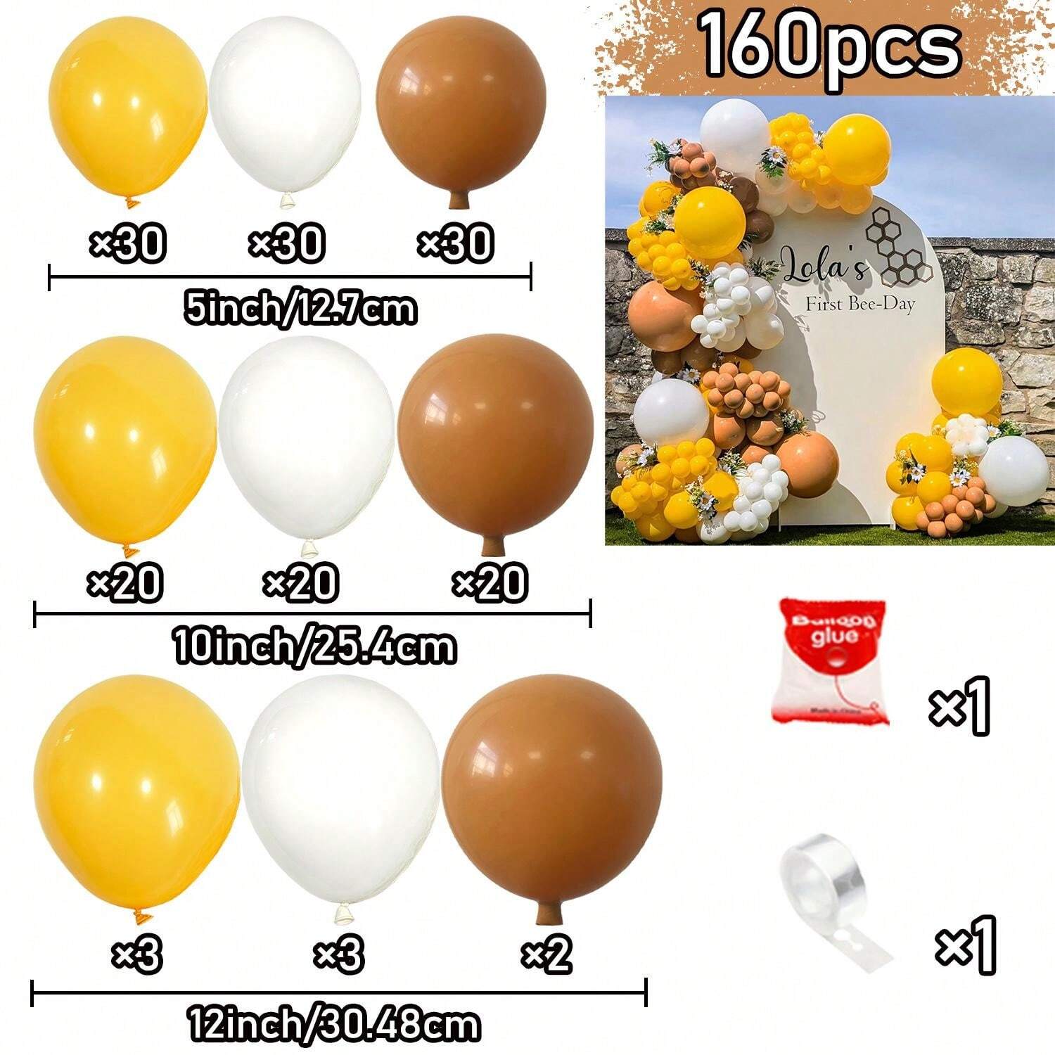 Morndew Gold-Glitzer Banner – Honigbienen-Thema, Für 1. Geburtstag, Babyparty, Geschlechtsoffenbarung
