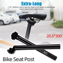 Bicycle Bike Seat Post MTB Mountain Road Seatpost Tube Aluminum 25.4/27.2/28.6MM - Black - View 7