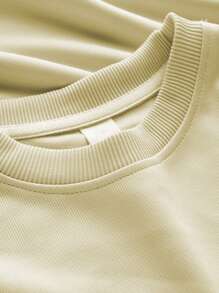 Girls Crew Neck Long Sleeve Sweatshirt - Apricot - View 7