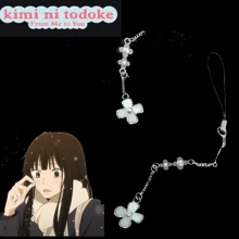 1 móc khóa lấy cảm hứng từ phim hoạt hình "Tôi muốn gửi một thông điệp đến bạn" có hình Kazehaya và Kuronuma với mặt dây chuyền hình cỏ bốn lá, thích hợp làm quà tặng trang trí điện thoại hoặc túi xách, phụ kiện ô tô, túi xách, đồ dùng học tập, phong cách Goth Y2k dễ thương - trắng - Xem 14