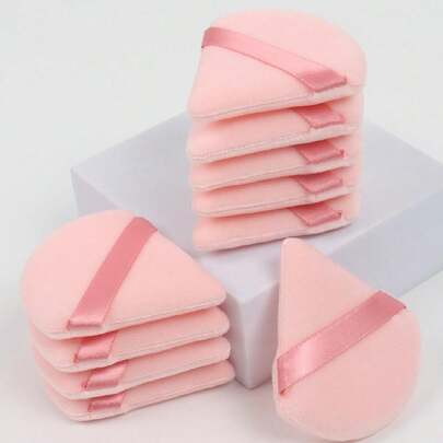 三角形天鹅绒粉扑 5/10/20/30/50/100个装，采用超柔软天鹅绒材质，专为修容、眼部和眼角设计，适合所有肤质。化妆品、平价、房间装饰、梳妆台、旅行、卧室、化妆配件、粉扑、美妆蛋、粉扑、化妆海绵、平价、圣诞礼物、化妆品、化妆工具、便宜货、礼物、女士礼物、圣诞礼物、赠品、旅行、便宜货、旅行必备