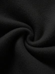 Tween 女童时尚简约心形和字母印花休闲宽松羊毛运动衫和豹纹舒适长裤，秋冬