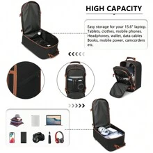 KONO Wasserdichter 20L Handgepäck-Reiserucksack 40x20x25cm Leichte Unterflur-Kabinentasche Große Kapazität für Männer und Frauen